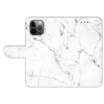 Handyhülle Tasche mit Bilddruck Marmoroptik für iPhone 12 Pro Max