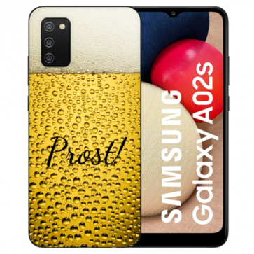 individuelle Schutzhülle mit Foto Bild für Samsung Galaxy A02S Bier