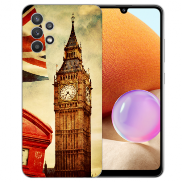 Samsung Galaxy A32 4G Schutzhülle Silikon TPU Fotodruck Big Ben London