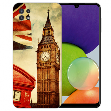 Samsung Galaxy A22 (5G) TPU Silikon Hülle mit Bilddruck Big Ben London