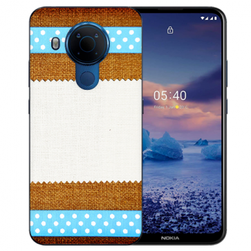 Nokia 5.4 Schutzhülle Silikon TPU Handy Hülle mit Muster Fotodruck Etui