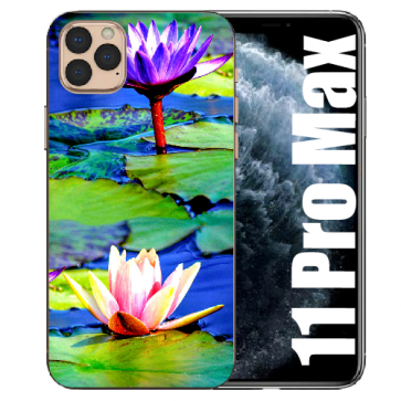 iPhone 11 Pro Max Handy Hülle TPU Case mit Fotodruck Lotosblumen iPhone 11 Pro Max Handy Hülle TPU Case mit Fotodruck Lotosblumen