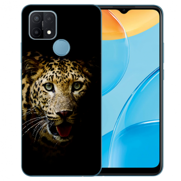 Oppo A15 TPU Individuelle Handy Tasche Hülle mit Fotodruck Leopard