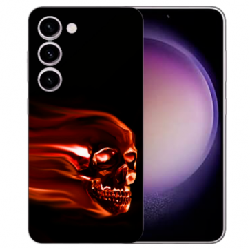 Handyhülle Silikon Bilddruck Totenschädel für Samsung Galaxy A54 (5G)  Handyhülle Silikon Bilddruck Totenschädel für Samsung Galaxy A54 (5G)