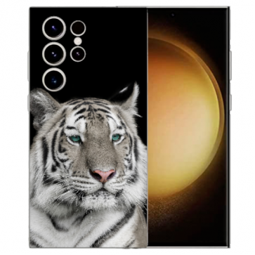Personalisierte Silikon TPU Handy Tasche für Samsung Galaxy S25 Ultra Bilddruck Tiger