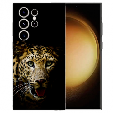 Personalisierte TPU Handy Tasche Bilddruck Leopard für Samsung Galaxy S25 Ultra Etui