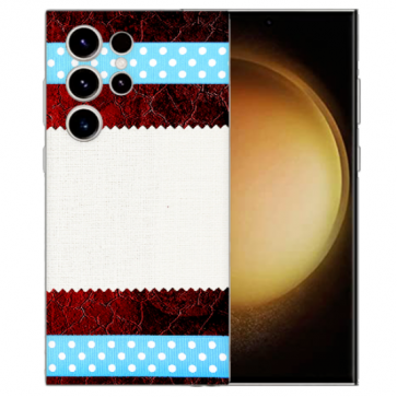 Schutzhülle TPU Silikoncover Case Etui mit Bilddruck Muster für Samsung Galaxy S25 Ultra 