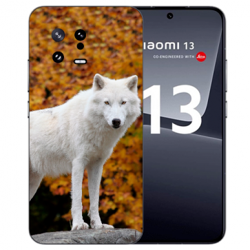Silikon Cover mit Eigene Foto  für Xiaomi 13 (5G) Polarwolf Silikon Cover mit Eigene Foto  für Xiaomi 13 (5G) Polarwolf