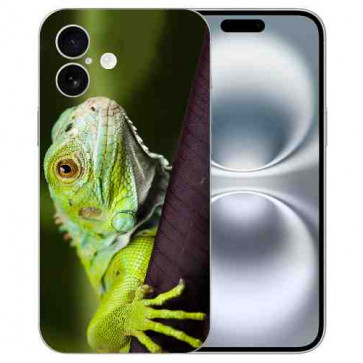 TPU Personalisierte Handy Schule Eidechse Bilddruck für iPhone16 Plus Cover Case 