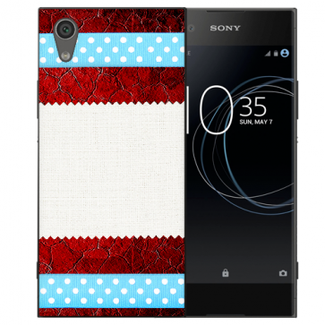 Silikon TPU Handy Hülle für Sony Xperia L1 mit Muster Bild Namen Druck 
