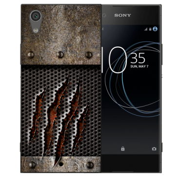 Sony Xperia L1 Silikon TPU Handy Hülle mit Bild Druck Monster-Kralle