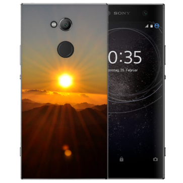 Silikon TPU Hülle mit Bilddruck Sonnenaufgang für Sony Xperia XA2 Ultra