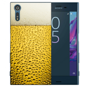 Schutzhülle TPU Hülle für Sony Xperia XZS mit Fotodruck Bier