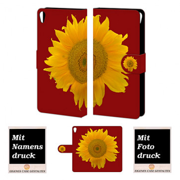 Personalisierte Handyhülle für Sony Xperia E5 mit Bilddruck Sonnenblumen 