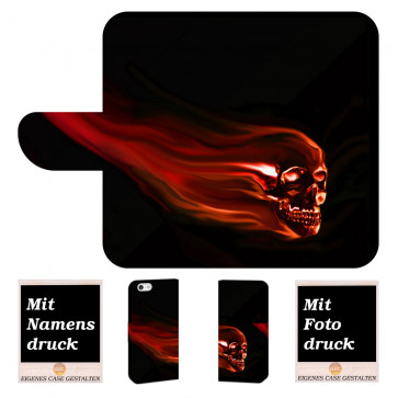 iPhone 6 / 6s Personalisierte Handyhülle mit Totenschädel + Bilddruck