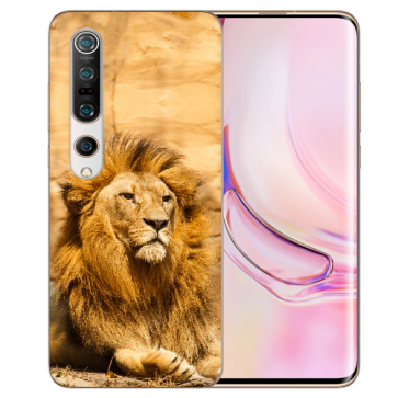 Schutzhülle TPU Silikon für Xiaomi Mi 10 Pro mit Fotodruck Löwe 