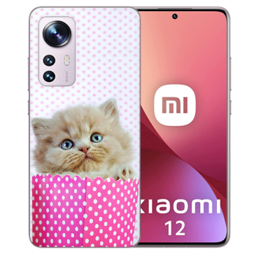 Schutzhülle TPU Silikoncover Bilddruck Kätzchen Baby für Xiaomi 12 (5G) 