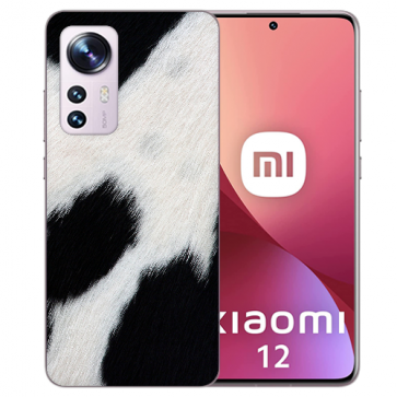 Silikoncover TPU Schutzhülle für Xiaomi 12 (5G) Bilddruck Kuhmuster