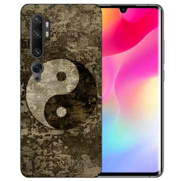 Silikon TPU Hülle für Xiaomi Mi CC9 Pro mit Fotodruck Yin Yang