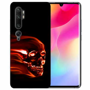 Silikon TPU Hülle mit Fotodruck Totenschädel für Xiaomi Mi CC9 Pro