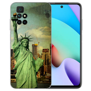 Handycover TPU Case für Xiaomi Redmi 10 Freiheitsstatue Fotodruck 