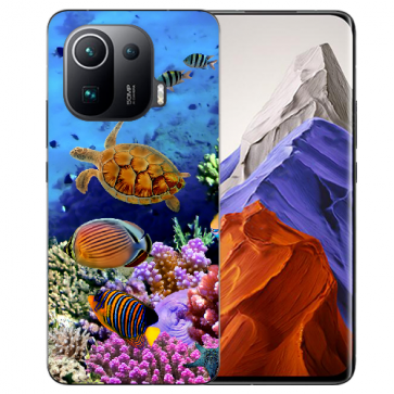 Xiaomi Mi 11 Pro Handy Hülle Silikon TPU mit Fotodruck Aquarium Schildkröten Xiaomi Mi 11 Pro Handy Hülle Silikon TPU mit Fotodruck Aquarium Schildkröten