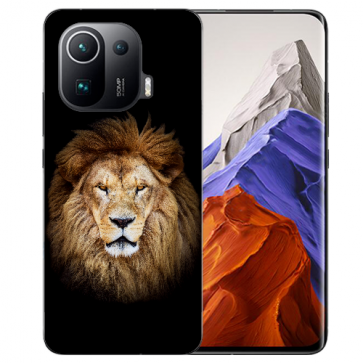 Xiaomi Mi 11 Pro Schutzhülle Handy Hülle Silikon TPU mit Löwenkopf Fotodruck Xiaomi Mi 11 Pro Schutzhülle Handy Hülle Silikon TPU mit Löwenkopf Fotodruck