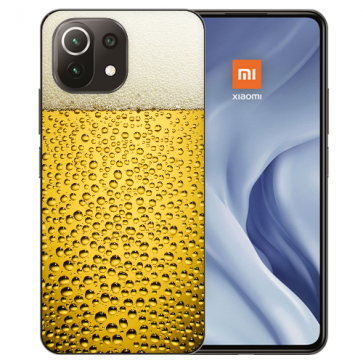 Handy Hülle Silikon TPU für Xiaomi Mi 11 mit Bier Fotodruck 