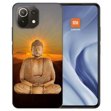 Xiaomi Mi 11 Lite Handy Hülle Silikon TPU mit Fotodruck Frieden buddha