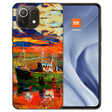 Xiaomi Mi 11 Schutzhülle Handy Hülle Silikon TPU mit Fotodruck Gemälde 