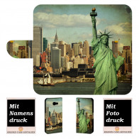 Samsung Galaxy J4 Plus (2018) Handyhülle mit Freiheitsstatue+ Foto Druck