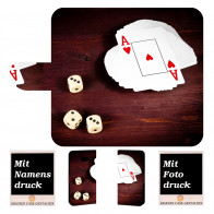 Samsung Galaxy J4 Plus (2018) Handyhülle mit Spielkarten Würfel + Bilddruck