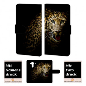 Acer Liquid Z5 Leopard Handy Tasche Hülle Foto Bild Druck