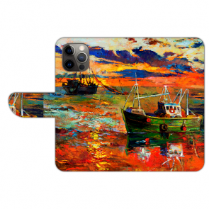 Handy Tasche Schutzhülle Gemälde für iPhone 14 Pro Fotodruck Cover Case 