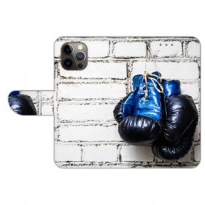 Schutzhülle Handy Hülle für iPhone 12 mit Bild Druck Boxhandschuhe Etui