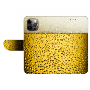 Handy Tasche mit Fotodruck Bier für iPhone 13 Pro Max