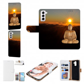 Samsung Galaxy S21 Plus Handyhülle mit Bilddruck Frieden buddha