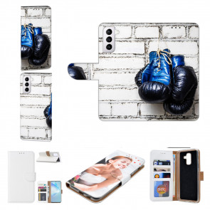 Handy Hülle mit Fotodruck Boxhandschuhe für Samsung Galaxy S21