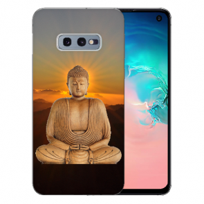Samsung Galaxy S10e Silikon TPU mit Frieden buddha Bilddruck 