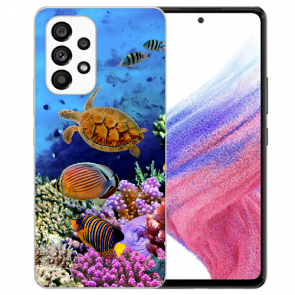 TPU Case Fotodruck Aquarium Schildkröten für Samsung Galaxy A23 (5G) 