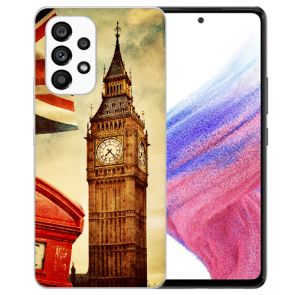 TPU Silikon Cover Schale für Samsung Galaxy A23 5G Bilddruck Big Ben London