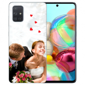 Samsung Galaxy A71 Silikon Schutzhülle TPU Case mit Foto Bilddruck