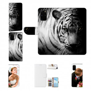 Tiger Schwarz Weiß mit Fotodruck für Samsung Galaxy A41 Handyhülle