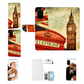 Handy Hülle mit Big Ben London Fotodruck für Samsung Galaxy M80s 