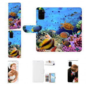 Samsung Galaxy S20 Plus Hülle mit Fotodruck Aquarium Schildkröten