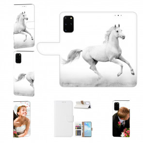 Samsung Galaxy S20 Plus Handyhülle Tasche mit Pferd Fotodruck 