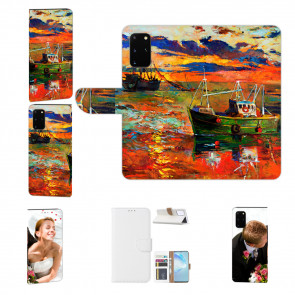 Schutzhülle Smartphone Flip Case Fotodruck Gemälde für Samsung Galaxy A73 (5G)