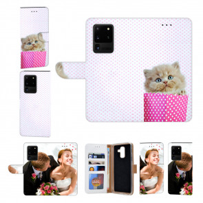 Samsung Galaxy S20 Ultra Handy Hülle mit Kätzchen Baby Fotodruck 