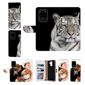 Samsung Galaxy S21 Ultra Handyhülle mit Bilddruck Tiger