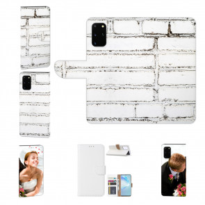 Handycover Tasche für Samsung Galaxy A73 (5G) Fotodruck Weiße Mauer 
